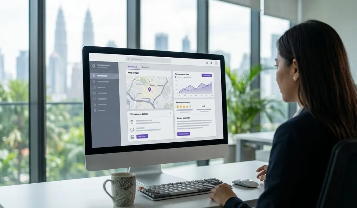 Bing Places dashboard